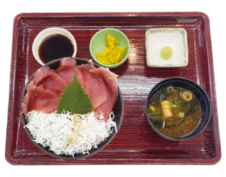 まぐろ・ちりめん丼